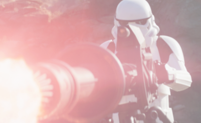 stormtrooper com uma arma
